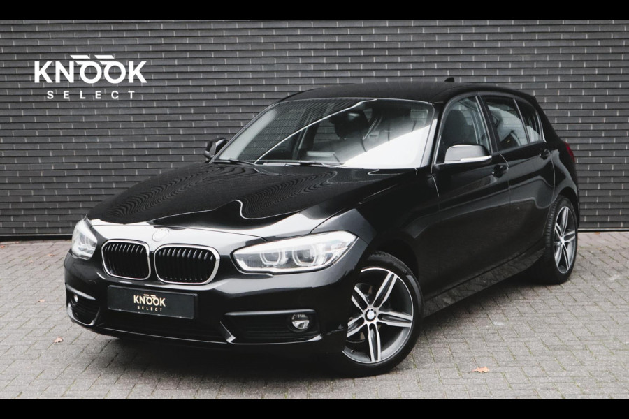 BMW 1-serie 118i Executive Automaat 5 deurs / Navigatie / LED / 17 Inch / Climate Control / Bluetooth / Cruise Control / Parkeersensoren / Regen- en lichtsensor
