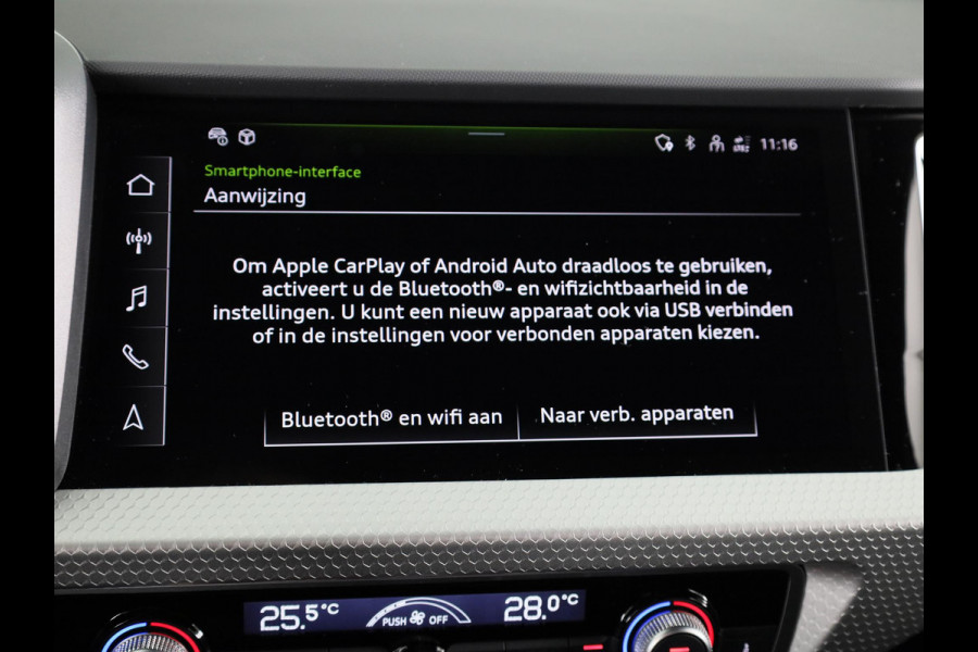 Audi A1 Sportback 40 TFSI S Line 207pk | Komt eind januari binnen | Led koplampen | 18 inch Lichtmetalen velgen | Sportstoelen | Stoelverwarming