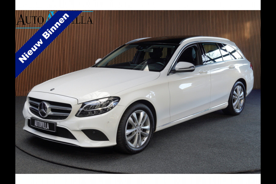 Mercedes-Benz C-Klasse Estate 180 Navi Leder Camera LED PTS Elektr. achterklep Climate Control LM velgen