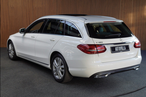Mercedes-Benz C-Klasse Estate 180 Navi Leder Camera LED PTS Elektr. achterklep Climate Control LM velgen