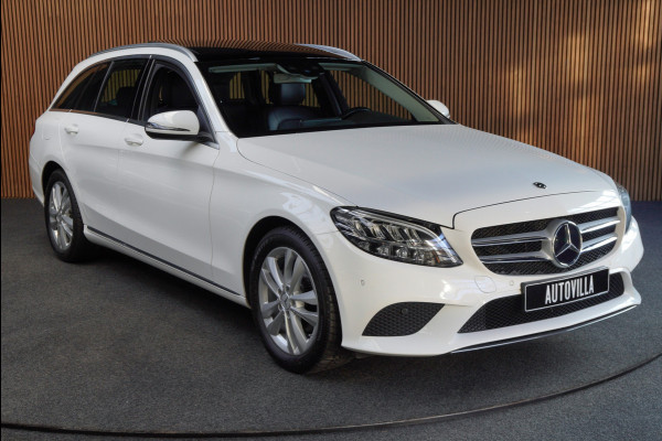 Mercedes-Benz C-Klasse Estate 180 Navi Leder Camera LED PTS Elektr. achterklep Climate Control LM velgen