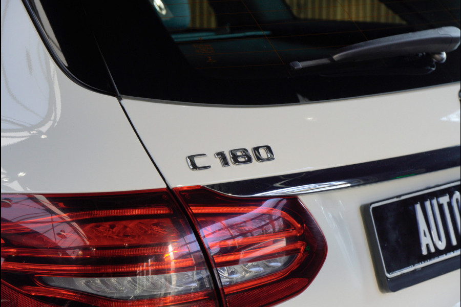 Mercedes-Benz C-Klasse Estate 180 Navi Leder Camera LED PTS Elektr. achterklep Climate Control LM velgen