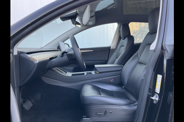 Tesla Model Y Long Range AWD 75 kWh Autopilot Leer Pano.dak 360° Black Warmtepomp