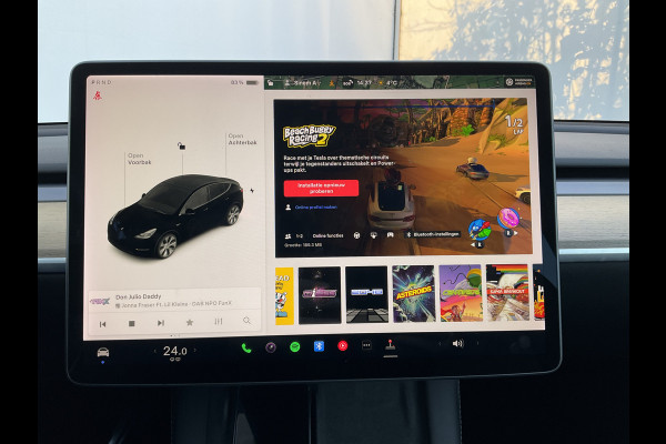 Tesla Model Y Long Range AWD 75 kWh Autopilot Leer Pano.dak 360° Black Warmtepomp