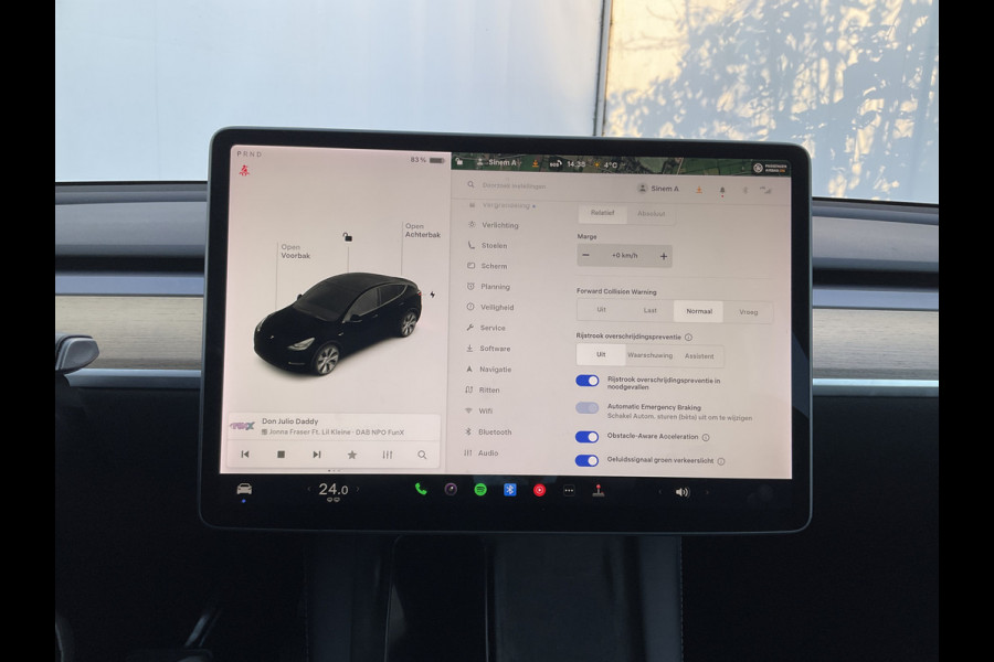 Tesla Model Y Long Range AWD 75 kWh Autopilot Leer Pano.dak 360° Black Warmtepomp