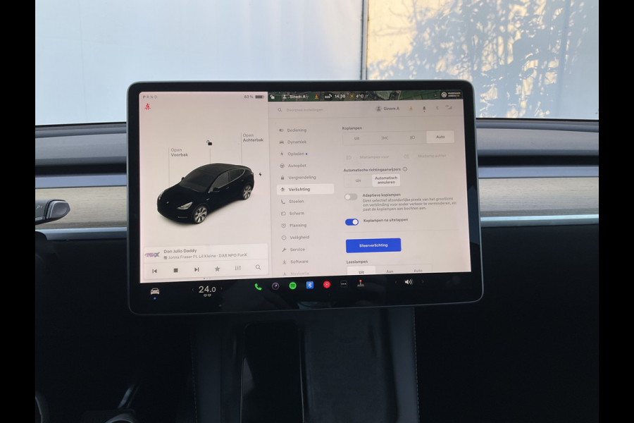 Tesla Model Y Long Range AWD 75 kWh Autopilot Leer Pano.dak 360° Black Warmtepomp