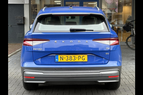 Škoda ENYAQ iV 60 | Wegklapbare trekhaak | Stoelverwarming | Warmtepomp