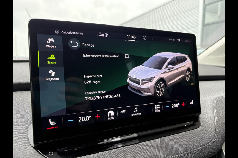 Škoda ENYAQ iV 60 | Wegklapbare trekhaak | Stoelverwarming | Warmtepomp