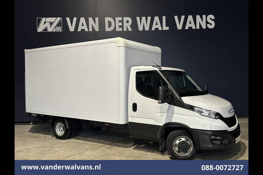 Iveco Daily 35C16H 157pk Dubbel Lucht Bakwagen Laadklep Euro6 Airco | 910kg laadvermogen Bijrijdersbank