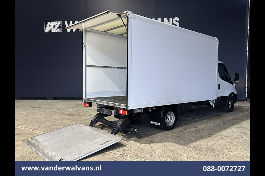 Iveco Daily 35C16H 157pk Dubbel Lucht Bakwagen Laadklep Euro6 Airco | 910kg laadvermogen Bijrijdersbank