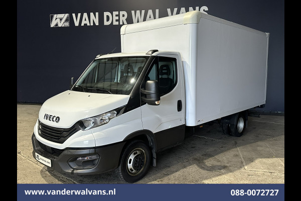 Iveco Daily 35C16H 157pk Dubbel Lucht Bakwagen 4.35m lang Laadklep Euro6 Airco | Bijrijdersbank