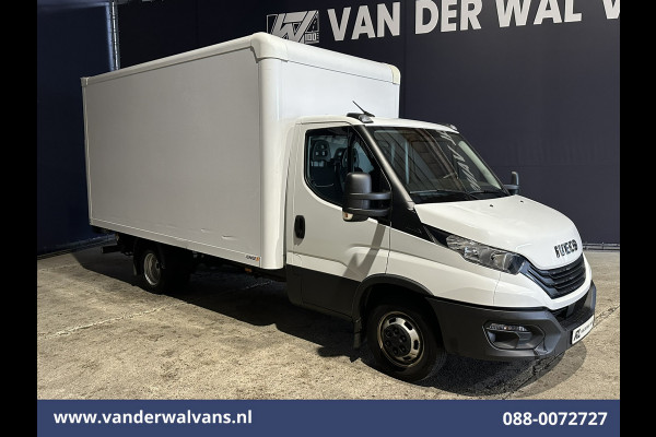 Iveco Daily 35C16H 157pk Dubbel Lucht Bakwagen 4.35m lang Laadklep Euro6 Airco | Bijrijdersbank