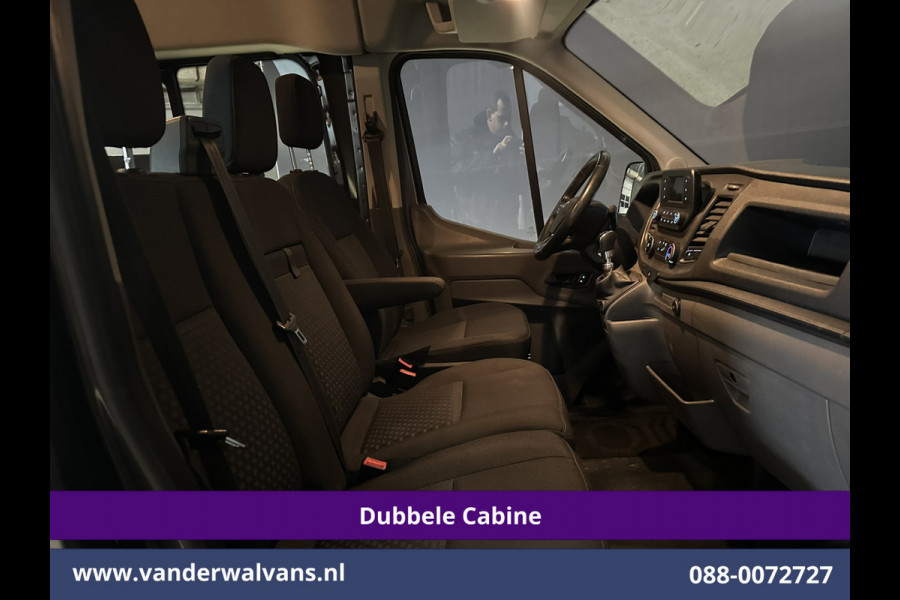 Ford Transit 2.0 TDCI 185pk L4H3 Dubbele Cabine Euro6 Airco | 6-Zits | Camera | Cruisecontrol Parkeersensoren