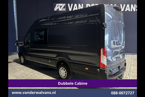 Ford Transit 2.0 TDCI 185pk L4H3 Dubbele Cabine Euro6 Airco | 6-Zits | Camera | Cruisecontrol Parkeersensoren