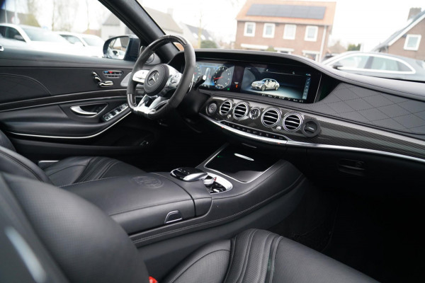 Mercedes-Benz S-Klasse AMG 63 4Matic+ Lang Premium Plus | Burmester 3D | Panorama | Massage stoelen | Stoelkoeling | Carbon |
