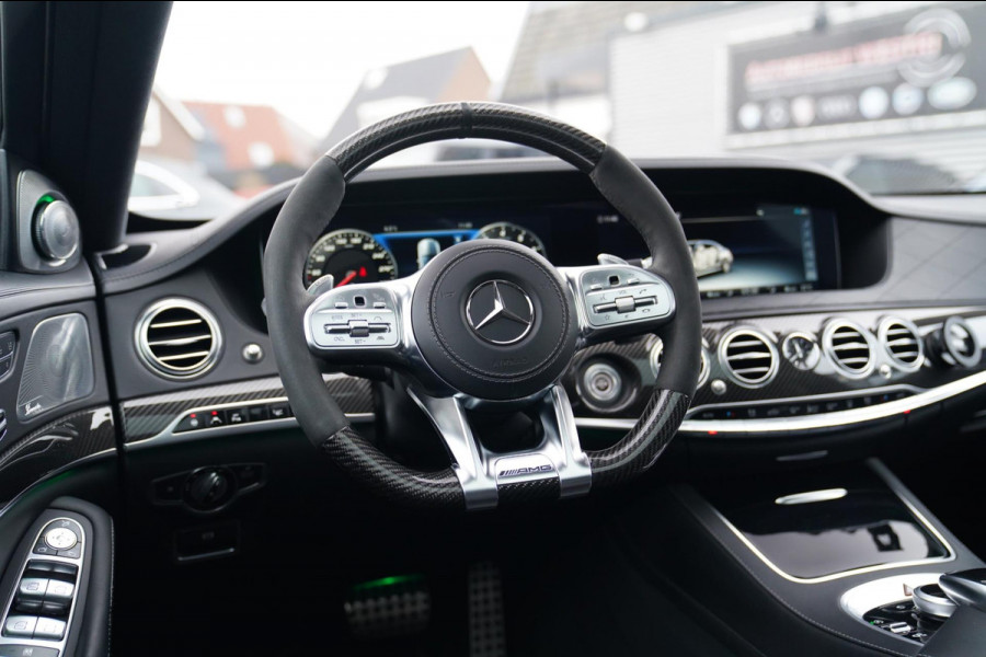 Mercedes-Benz S-Klasse AMG 63 4Matic+ Lang Premium Plus | Burmester 3D | Panorama | Massage stoelen | Stoelkoeling | Carbon |