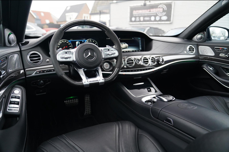 Mercedes-Benz S-Klasse AMG 63 4Matic+ Lang Premium Plus | Burmester 3D | Panorama | Massage stoelen | Stoelkoeling | Carbon |