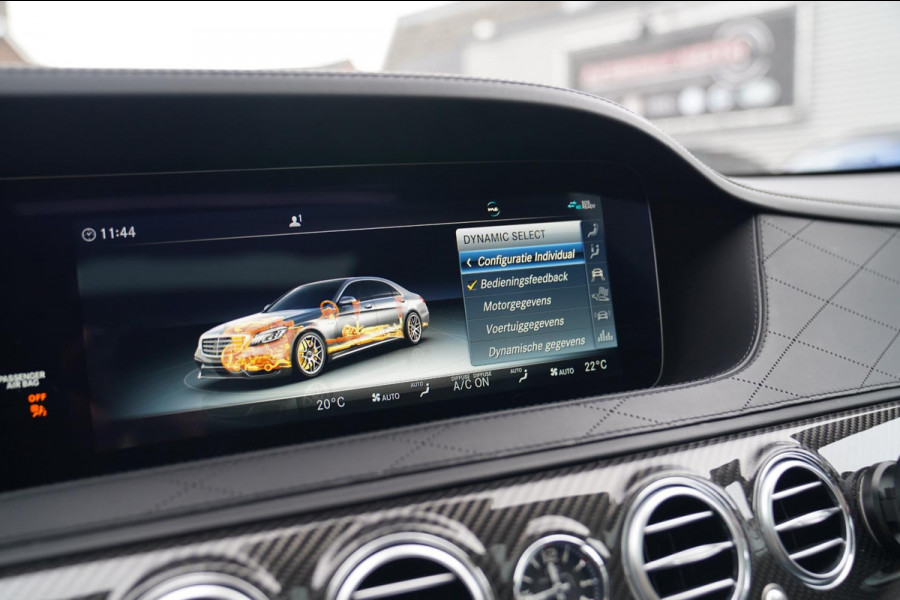 Mercedes-Benz S-Klasse AMG 63 4Matic+ Lang Premium Plus | Burmester 3D | Panorama | Massage stoelen | Stoelkoeling | Carbon |