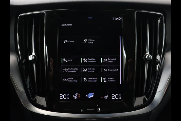 Volvo V60 2.0 T6 AWD Recharge Business Pro | Leder | Trekhaak | Stoel & stuurverwarming | Adaptive cruise | Camera | Carplay | Navigatie | Full LED | Parkeerhulp | PHEV | Plug In