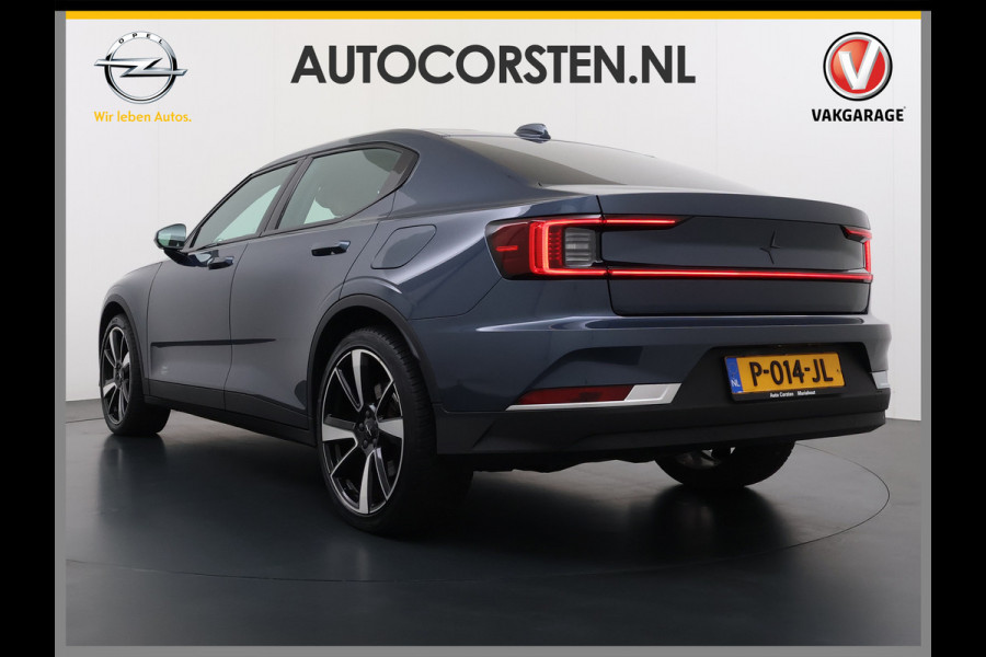 Polestar 2 Long Range 78kWh SOH 92% Leer Panoramadak Adap.Cruise Trekhaak Harman/Kardon®-Audio Memory Apple Carplay Android Auto Navi Ecc Stoel+Stuur+Achterbankverwarming Pdc Elek.Achterklep Lane Assist BLIS Road Sign Info 1e Eigenaar Origineel Nederlandse Auto