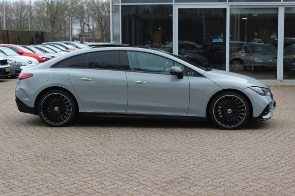 Mercedes-Benz EQE 350 AMG Line 89 kWh / Panoramadak / Camera / Achterasbesturing / Head-up / Luxe Leder / Premium Plus-pakket / Stoelventilatie + Verwarming + Massage / Navigatie / Dodehoek / DAB / ACC