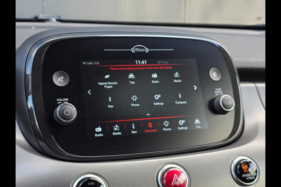 Fiat 500X 1.5 Hybrid Cabrio Navi/Acc/Camera/Fabrieksgarantie