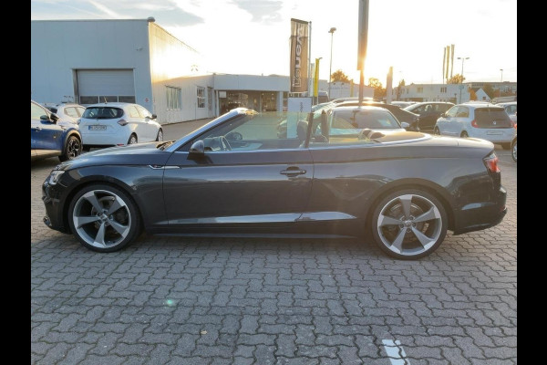 Audi A5 Cabriolet 40 TFSI S-LINE ** LED, VIRTUAL, LEDER, ACC, ALARM, ELECTR. ST, 20-inch LMV ** UNFALLFREI - Slechts 24.900km. ** ** INFORMEER OOK NAAR ONZE AANTREKKELIJKE FINANCIAL-LEASE TARIEVEN **