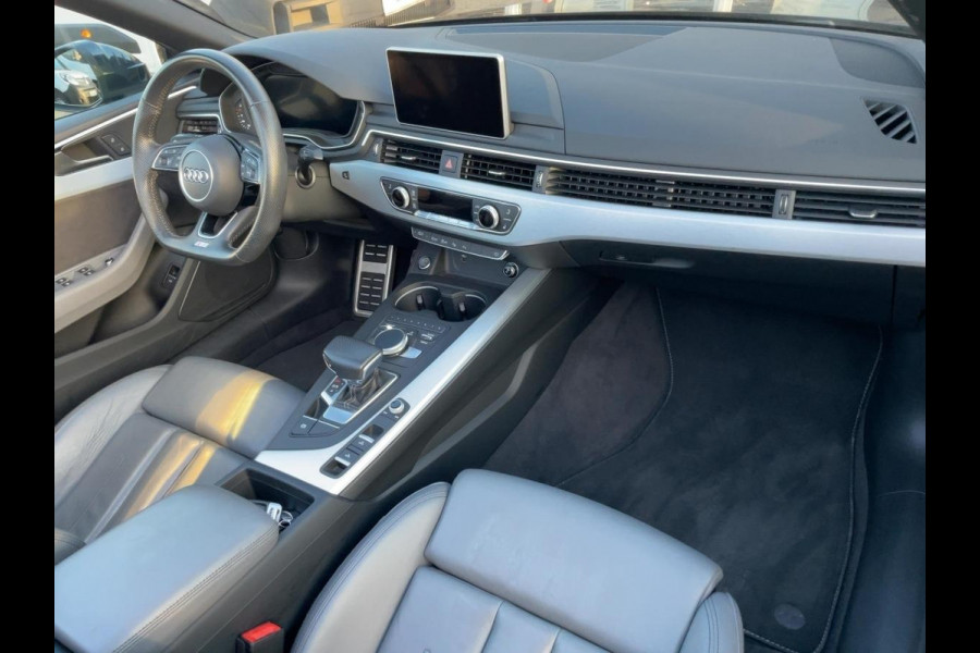 Audi A5 Cabriolet 40 TFSI S-LINE ** LED, VIRTUAL, LEDER, ACC, ALARM, ELECTR. ST, 20-inch LMV ** UNFALLFREI - Slechts 24.900km. ** ** INFORMEER OOK NAAR ONZE AANTREKKELIJKE FINANCIAL-LEASE TARIEVEN **