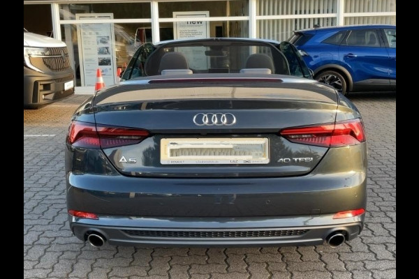 Audi A5 Cabriolet 40 TFSI S-LINE ** LED, VIRTUAL, LEDER, ACC, ALARM, ELECTR. ST, 20-inch LMV ** UNFALLFREI - Slechts 24.900km. ** ** INFORMEER OOK NAAR ONZE AANTREKKELIJKE FINANCIAL-LEASE TARIEVEN **