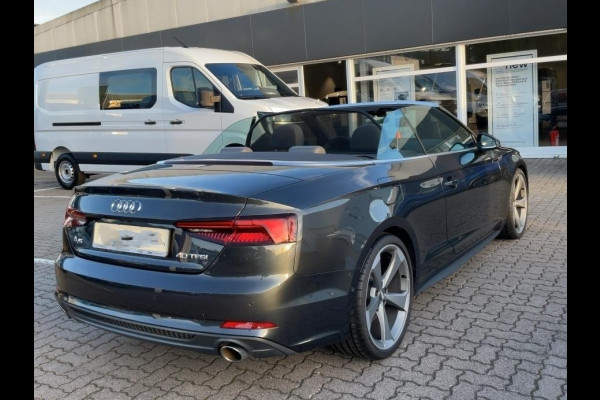 Audi A5 Cabriolet 40 TFSI S-LINE ** LED, VIRTUAL, LEDER, ACC, ALARM, ELECTR. ST, 20-inch LMV ** UNFALLFREI - Slechts 24.900km. ** ** INFORMEER OOK NAAR ONZE AANTREKKELIJKE FINANCIAL-LEASE TARIEVEN **