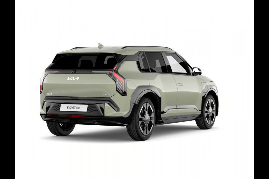 Kia EV3 GT-PlusLine 81.4 kWh | Schuif/kanteldak | Stoel&Stuur Verw. | Camera | Adapt. Cruise | HUD | 19" | Keyless