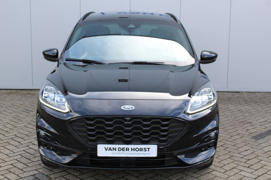 Ford Kuga 2.5-225pk Plug-in Hybrid ST-Line X. Hybride rijden voor een reële prijs ! Adaptive Cruise Control, Stoel-, stuur- en voorraamverwarming, Climate Control, Metallic lak, Camera v+a, Elektr. achterklep, Side- en lane assist etc.