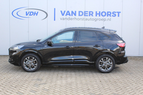 Ford Kuga 2.5-225pk Plug-in Hybrid ST-Line X. Hybride rijden voor een reële prijs ! Adaptive Cruise Control, Stoel-, stuur- en voorraamverwarming, Climate Control, Metallic lak, Camera v+a, Elektr. achterklep, Side- en lane assist etc.