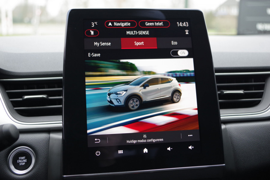 Renault Captur 1.6 E-Tech full hybrid 145 techno, Camera, Climate Control, LED