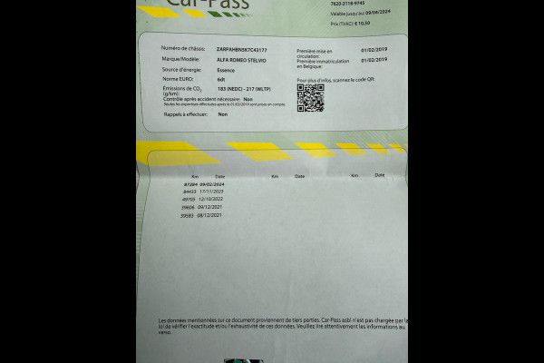 Alfa Romeo Stelvio 2.0 T AWD B-Tech l Pano l VDOH l Volleder l Camera l ACC l