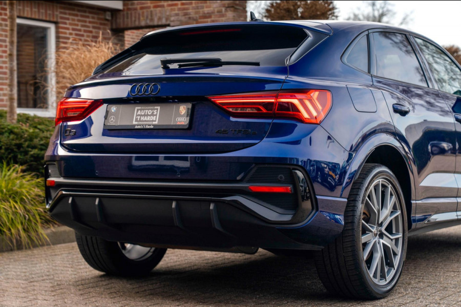 Audi Q3 Sportback 45 TFSI e S Edition 245 PK | Navarra Black Optic 3x S-Line Virtual Stoel/Stuurverw. 20''