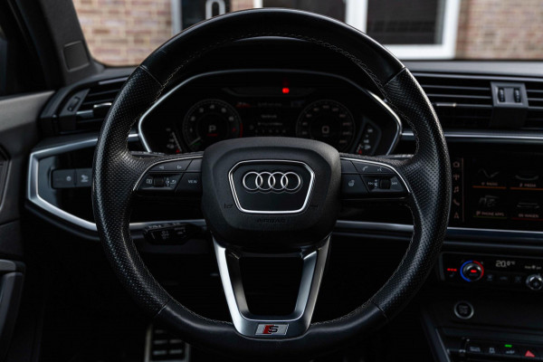 Audi Q3 Sportback 45 TFSI e S Edition 245 PK | Navarra Black Optic 3x S-Line Virtual Stoel/Stuurverw. 20''