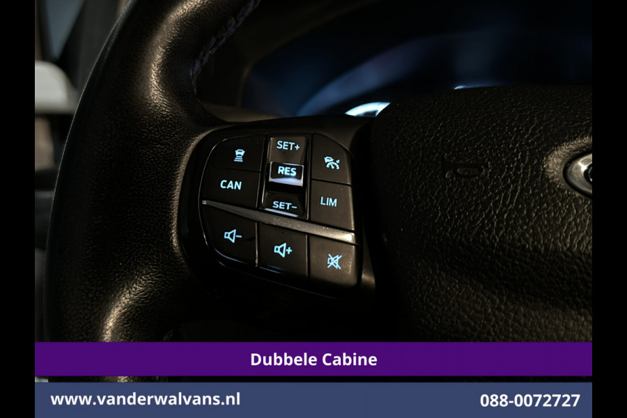 Ford Transit Custom 2.0 TDCI 130pk L2H1 Dubbele Cabine Euro6 Airco | 6-Zits | Camera | Navigatie | LED | Apple Carplay Android Auto, Cruisecontrol, Stoelverwarming, Verwarmde voorruit, Parkeersensoren, Achterklep