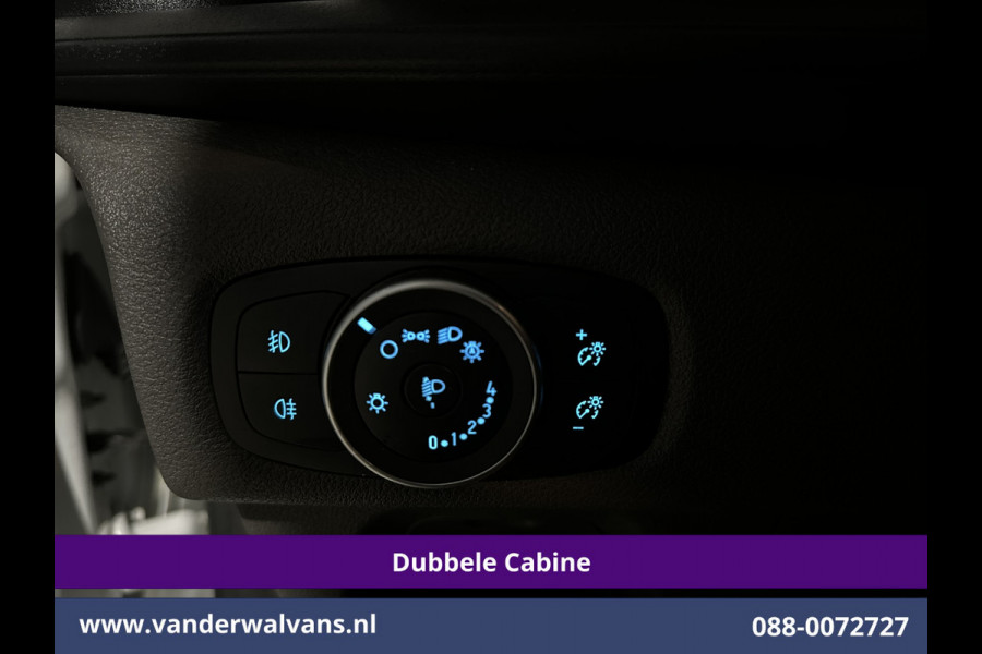 Ford Transit Custom 2.0 TDCI 130pk L2H1 Dubbele Cabine Euro6 Airco | 6-Zits | Camera | Navigatie | LED | Apple Carplay Android Auto, Cruisecontrol, Stoelverwarming, Verwarmde voorruit, Parkeersensoren, Achterklep