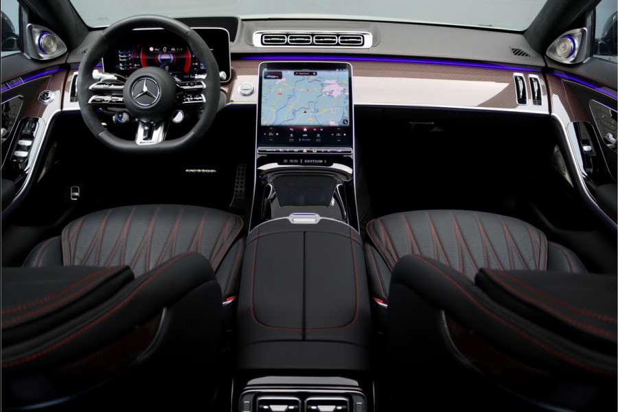 Mercedes-Benz S-Klasse AMG 63 S E Performance 'Edition 1' | 802pk | Achterasbesturing | Keramisch | Distronic+ | Chauffeurspakket | Entertainmentpakket Achter | Stoelventilatie V+A | Vlakkenverwarming | Zonweringspakket |