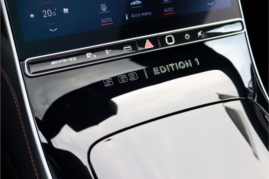 Mercedes-Benz S-Klasse AMG 63 S E Performance 'Edition 1' | 802pk | Achterasbesturing | Keramisch | Distronic+ | Chauffeurspakket | Entertainmentpakket Achter | Stoelventilatie V+A | Vlakkenverwarming | Zonweringspakket |
