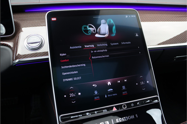 Mercedes-Benz S-Klasse AMG 63 S E Performance 'Edition 1' | 802pk | Achterasbesturing | Keramisch | Distronic+ | Chauffeurspakket | Entertainmentpakket Achter | Stoelventilatie V+A | Vlakkenverwarming | Zonweringspakket |
