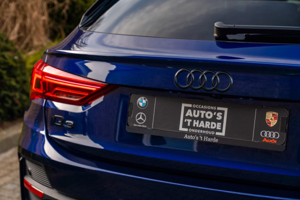 Audi Q3 Sportback 45 TFSI e S Edition 245 PK | Navarra Black Optic 3x S-Line Virtual Stoel/Stuurverw. 20''