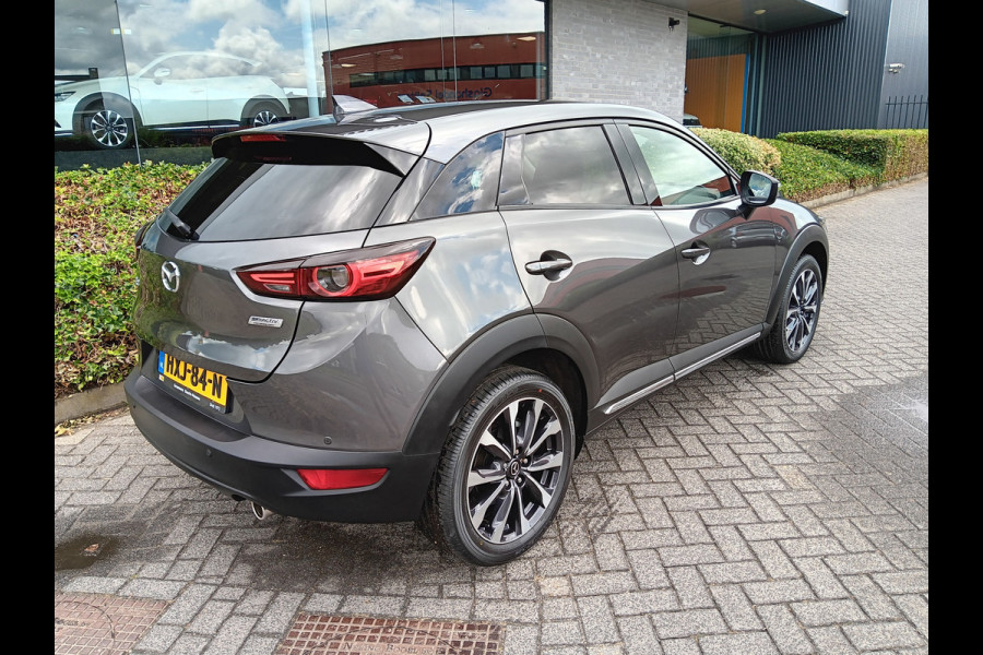 Mazda CX-3 2.0 SkyActiv-G 120 GT-M Line AUTOMAAT, Navi, Clima, Head-up, 18" etc. incl. 12 MND BOVAGGARANTIE