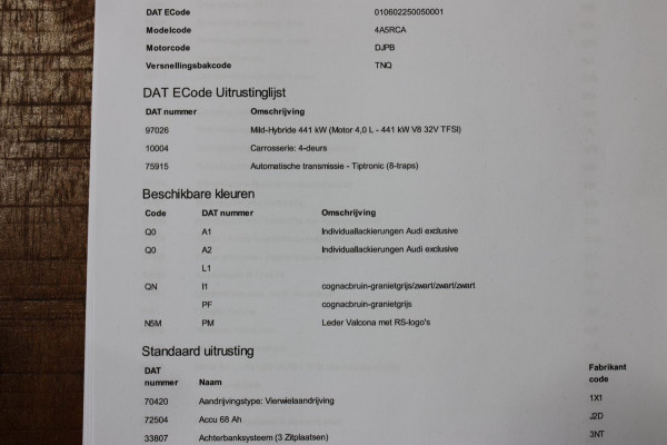 Audi RS6 TFSI Quattro *Keramisch*Carbon*Pano*Indiviual kleur*B&O*