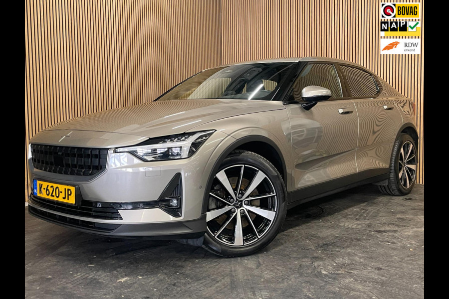 Polestar 2 Long Range Dual Motor Plus Pilot 78kWh|92,8%SOH|PANO|MEMORY|360+V+A-CAMERA|STOEL+STUURVERW|ACC|INCL BTW|1e EIG|NL-AUTO|