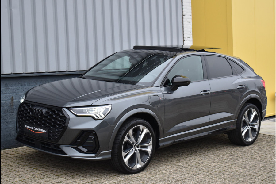 Audi Q3 Sportback 45 TFSI e S-Line 245 Pk Pano Sfeer Keyless Camera Navi Full Led 20 Inch