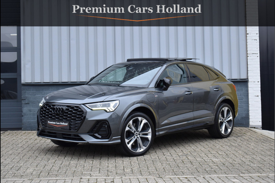 Audi Q3 Sportback 45 TFSI e S-Line 245 Pk Pano Sfeer Keyless Camera Navi Full Led 20 Inch