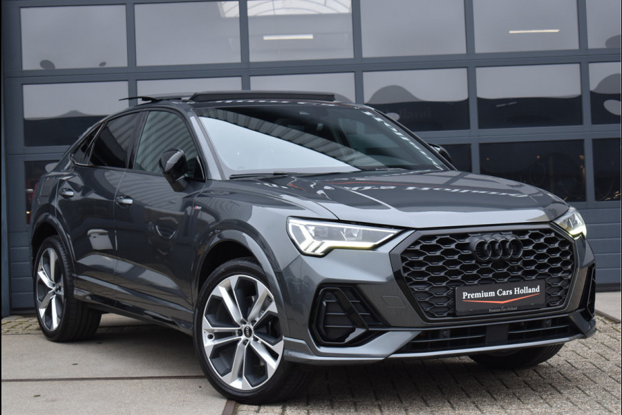 Audi Q3 Sportback 45 TFSI e S-Line 245 Pk Pano Sfeer Keyless Camera Navi Full Led 20 Inch