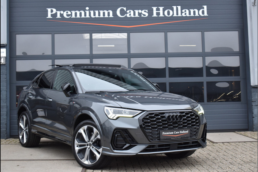 Audi Q3 Sportback 45 TFSI e S-Line 245 Pk Pano Sfeer Keyless Camera Navi Full Led 20 Inch